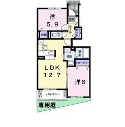 金剛駅 バス16分  狭山西小学校前下車：停歩5分 1階の物件間取画像